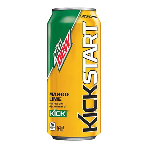 Mountain Dew Kickstart Mango Lime 473ml London Drugs