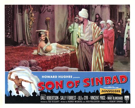 Son Of Sinbad Lobby Card Vincent Price Sally Forrest Howard