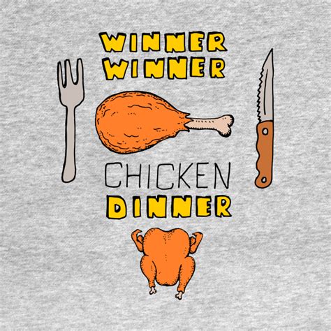 Winner Winner Chicken Dinner Illustration Graphic T Shirt Teepublic
