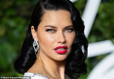 Adriana Lima Puts On A Racy Display In A Bejewelled White Coord Daily