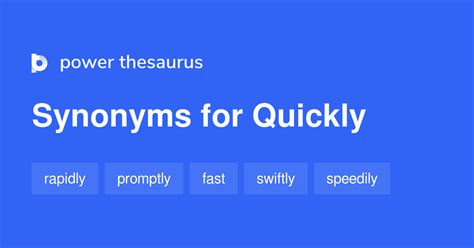 Quickly Synonyms 1 972 Words And Phrases For Quickly