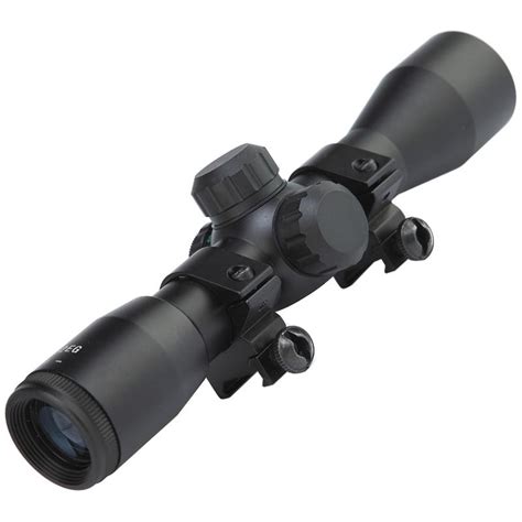Dual Illuminated Tactical X Eg Riflescope With Rings Sniper Scope