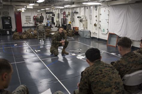 Dvids Images 31st Meu Marines Conduct A Mission Brief Aboard Uss