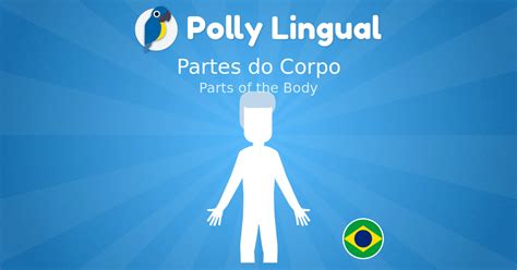 Parts Of The Body Partes Do Corpo Learn Portuguese With Polly Lingual