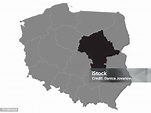 Vetores de Mapa De Localização Da Província Mazovia e mais imagens de ...