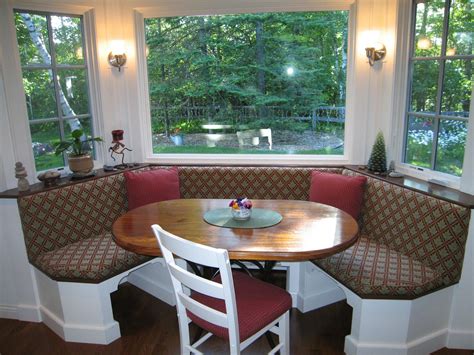 Window Seat Banquette Seating In Kitchen Dining Furniture Makeover