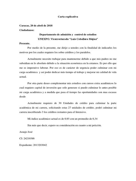 Carta Explicativa 45126