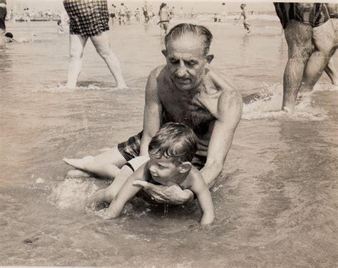 Grandpa Eddie Swimming Me In Ocean Gordotronic