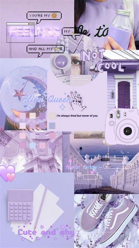 Purple Aesthetic Collage Wallpapers Top Free Purple Aesthetic Collage