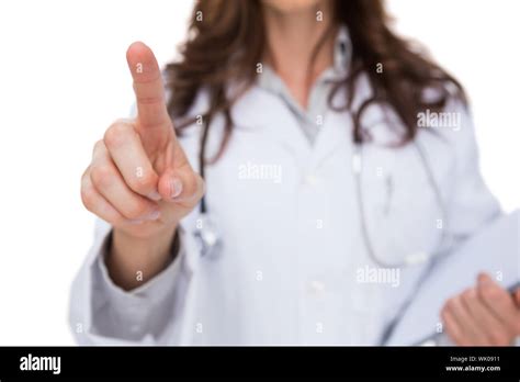 Doctors Hand Pointing At Something Stock Photo Alamy