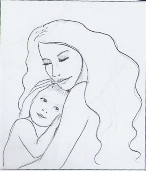 List 96 Images How To Draw A Mother And Daughter Latest