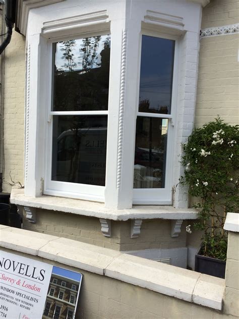 Double Glazed Sashes Fitted To Existing Frame On A Bay Window Sash