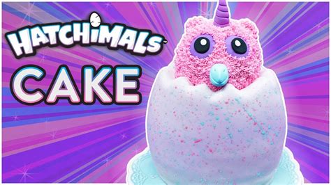 How To Make A Hatchimals Cake Nerdy Nummies Youtube