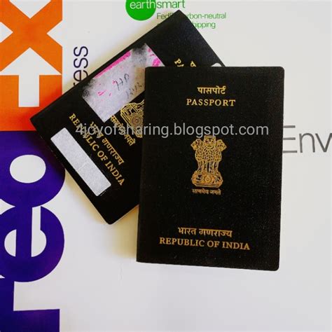 How I Renewed Indian Passport In Us Within 10 Days The Joy Of Sharing