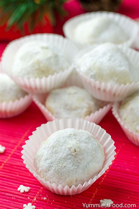Christmas Snowball Cookies Recipe From Yummiest Food Cookbook
