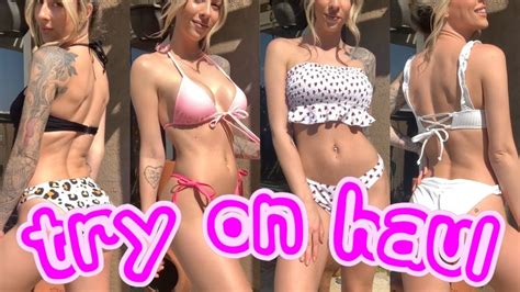 cupshe swimsuit try on haul affordable swimwear youtube