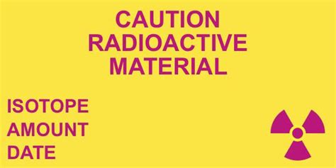 Adhesive Vinyl Labels Caution Radioactive Materials Hcl Labels Vwr