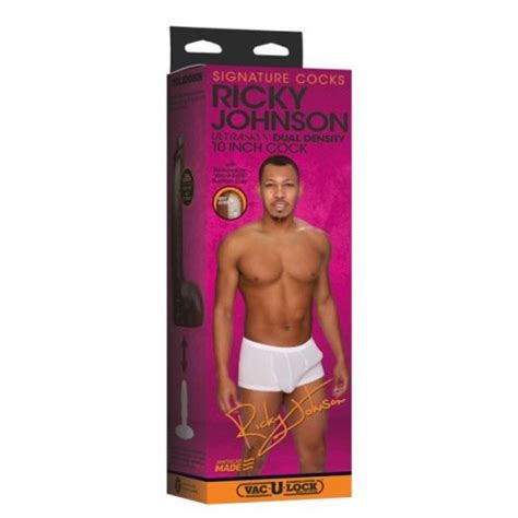 Signature Cocks Ricky Johnson 10 Ultraskyn Cock With Removable Vac U Lock Suction Cup Sex Toy