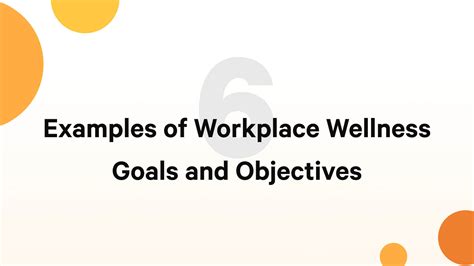 6 examples of workplace wellness program goals and objectives together mentoring software