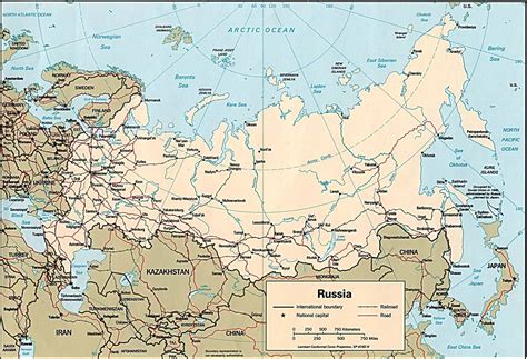 Mappa Della Russia Cartina Della Russia