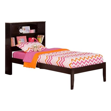 Leo And Lacey Twin Xl Platform Bed In Espresso