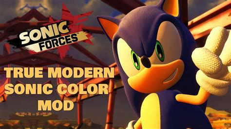 Sonic Forces True Modern Sonic Color Mod 4k 60fps Youtube