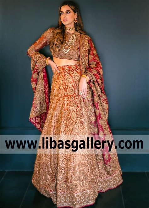 Hsy Bridal Lehenga Uk Usa Canada Australia Buy Hassan Sheheryar Yasin Designer Indian Lehenga