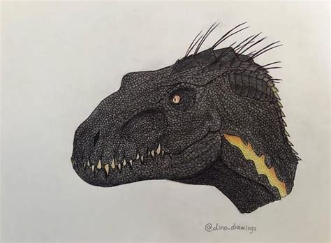 Welcome To Jurassic Park On Instagram “amazing Indoraptor Drawing Made