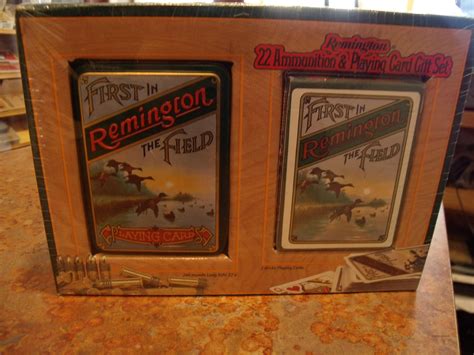 Maybe you would like to learn more about one of these? REMINGTON 22 AMMUNITION & PLAYING CARDS SET for sale