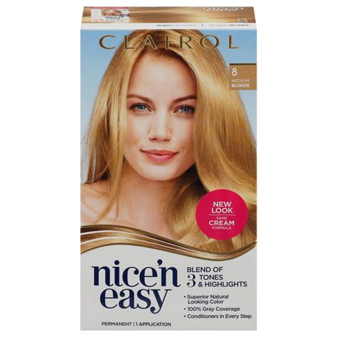 Save On Clairol Nice N Easy Hair Color Medium Blonde 8 Order Online Delivery Giant