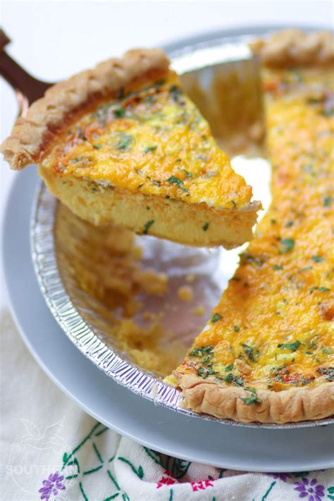 Three Cheese Quiche A Southern Soul