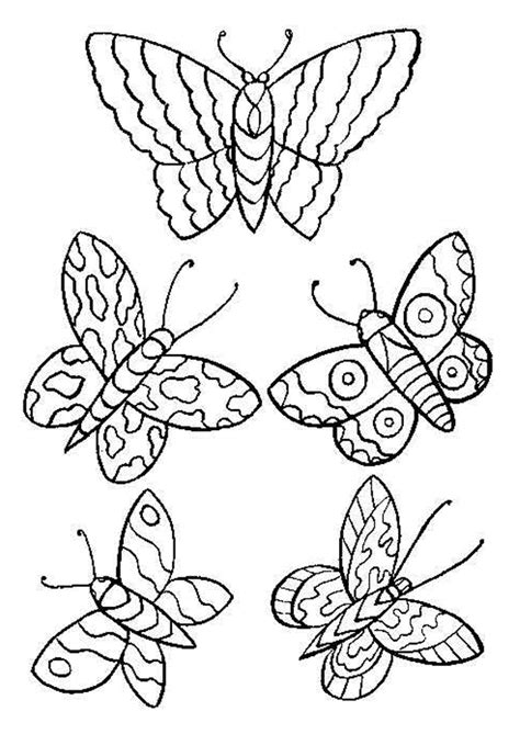 Coloriage Papillons 9