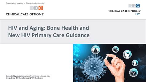 Hiv And Aging Bone Health And New Hiv Primary Care Guidance Youtube