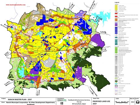 Ranchi Master Development Plan 2037 Map Pdf Download