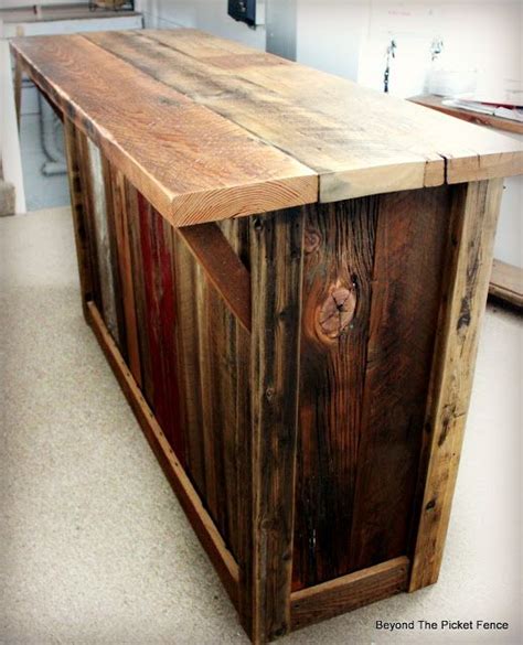 Rustic Barnwood Bar Reclaimed Wood Bars Barn Wood Rustic Reclaimed Wood