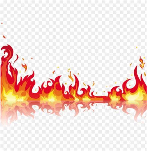 Free Download HD PNG Fire Flame Png Free Download Fire Flames Clipart Border PNG Image With