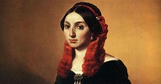 Louisa Maria di Borbone Francia, olio su tela di Domenico Scattola ...