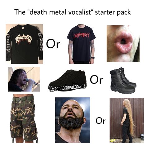 The Death Metal Vocalist Starter Pack Rstarterpacks