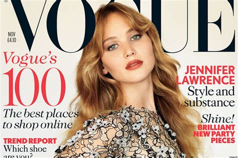 Jennifer Lawrence Stuns On Vogue Uk November Cover Photo Huffpost
