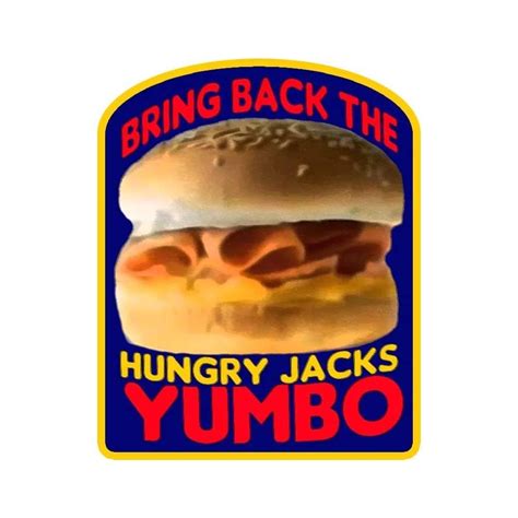 Bring Back The Hungry Jacks Yumbo Adelaide Sa