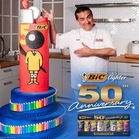 ct s bic collaborates with buddy valastro for 50th lighter anniversary