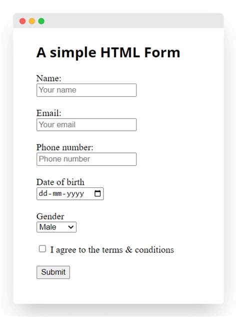 What Is Html Form And How To Make