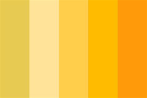 Yellow Orange Color Palette