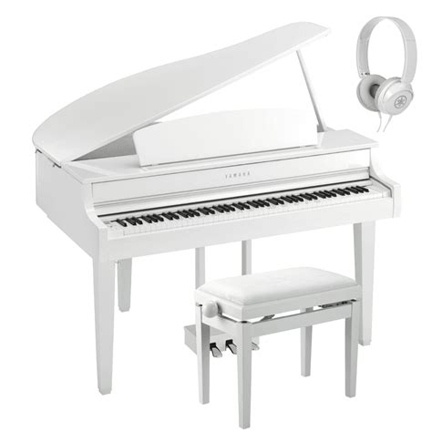 Yamaha Clp765gp Clavinova Digital Grand Piano White Hph50 Package