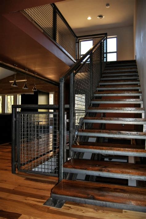 Industrial Stair Railing Stair Designs