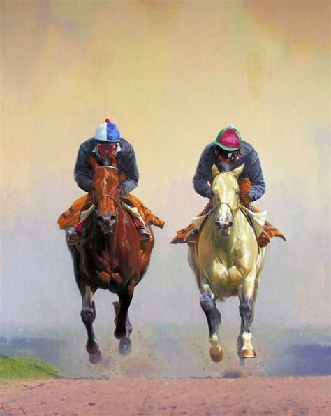 High Expectations Limited Edition Horse Racing Print By British