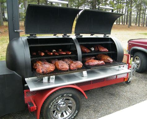 The First Cook On The Smoker My Hubby Built Bbq Grill Design Bbq