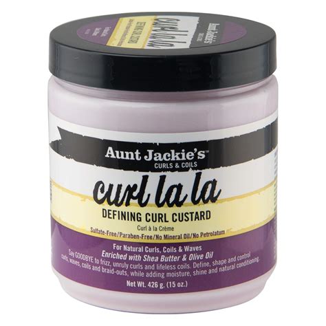Aunt Jackies Curl La La Lightweight Curl Defining Custard Enriched