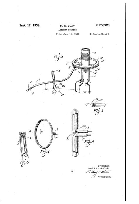 Patent Us2172923 Antenna Coupler Sep 12 1939 Tether Free Energy