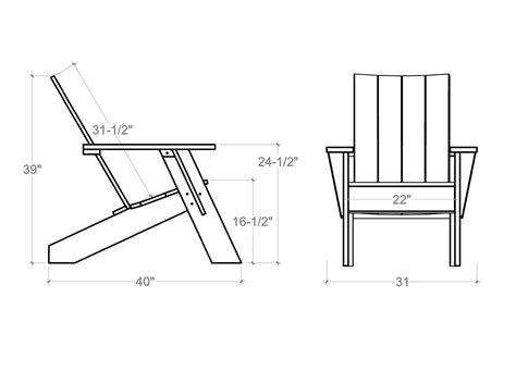 Adirondack Chair Dimensions The Best Chair Review Blog